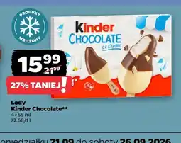 Netto Lody Kinder Chocolate 4-pak oferta