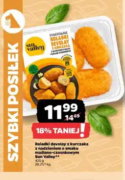 Netto Roladki devolay z kurczaka z nadzieniem o smaku maślano-czosnkowym Sun Valley oferta