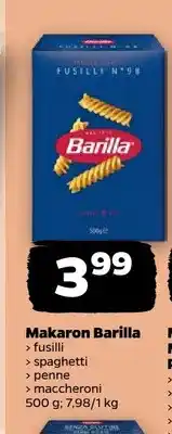 Netto Makaron fusilli Barilla oferta