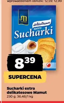 Netto Sucharki extra delikatesowe Mamut oferta