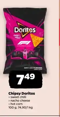Netto Chipsy Doritos nacho cheese oferta