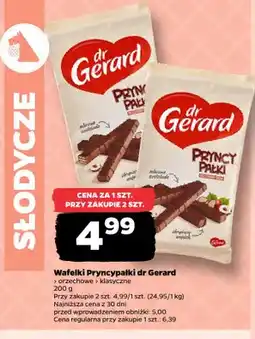 Netto Wafelki Pryncypałki dr Gerard orzechowe oferta