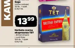 Netto Herbata czarna ekspresowa TET Lord Grey oferta