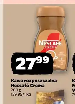 Netto Kawa rozpuszczalna Nescafé Crema oferta