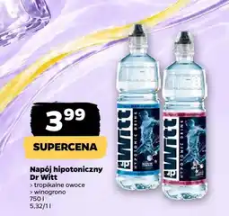 Netto Napój hipotoniczny Dr Witt tropikalne owoce oferta