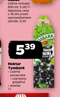 Netto Nektar Tymbark czarna porzeczka oferta