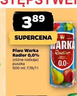 Netto Piwo bezalkoholowe Warka Radler oferta
