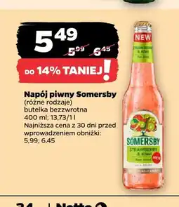 Netto Napój piwny Somersby oferta
