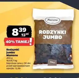 Netto Rodzynki jumbo Mamone oferta