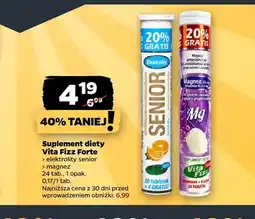 Netto Suplement diety Vita Fizz Forte elektrolity senior oferta