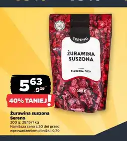Netto Żurawina suszona Sereno oferta