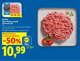 Lidl Mięso mielone z łopatki wieprzowej XXL Rzeźnik oferta