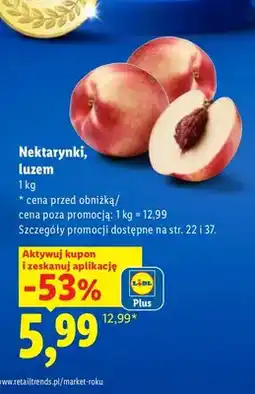Lidl Nektarynki oferta