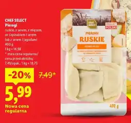 Lidl Pierogi ruskie Chef Select oferta