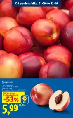 Lidl Nektarynki luzem oferta