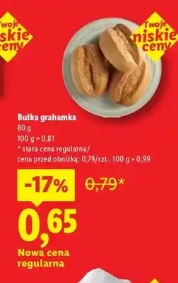 Lidl Bułka grahamka oferta