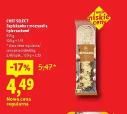 Lidl Zapiekanka z mozzarellą i pieczarkami Chef Select oferta