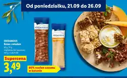 Lidl Baton z miodem migdałowy Eridanous oferta