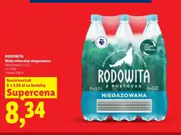 Lidl Woda mineralna niegazowana Rodowita 6-pak oferta