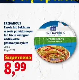 Lidl Fasola w sosie pomidorowym Eridanous oferta