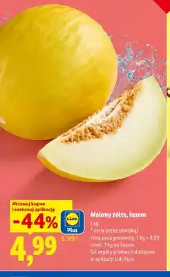 Lidl Melony żółte luzem Ryneczek Lidla oferta