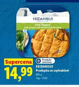 Lidl Przekąska ze szpinakiem Eridanous oferta
