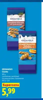 Lidl Ciastka cynamonowe z goździkami Eridanous oferta