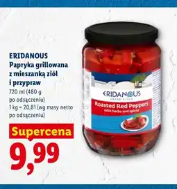 Lidl Papryka grillowana z mieszanką ziół i przypraw Eridanous oferta