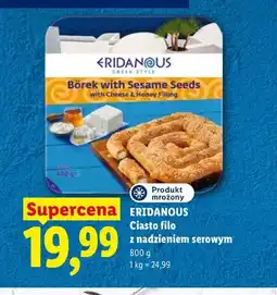 Lidl Ciasto filo z nadzieniem serowym Eridanous oferta
