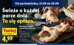 Lidl Minicalzone margherita z mozzarellą i pomidorami oferta