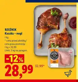 Lidl Kaczka - nogi Rzeźnik oferta
