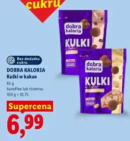 Lidl Kulki w kakao banoffee Dobra Kaloria oferta