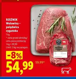 Lidl Wołowina - polędwica cygańska Rzeźnik oferta