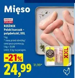 Lidl Polski kurczak polędwiczki XXL Rzeźnik oferta