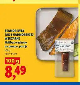Lidl Halibut wędzony na gorąco porcje Seamor Ryby jak z nadmorskiej wędzarni oferta