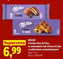Lidl Ciastka Choc & Choc w czekoladzie Milka oferta