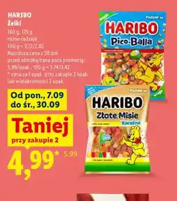 Lidl Żelki Haribo oferta