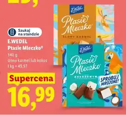 Lidl Ptasie Mleczko słony karmel E.Wedel oferta