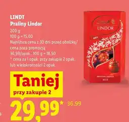 Lidl Praliny Lindor Lindt oferta