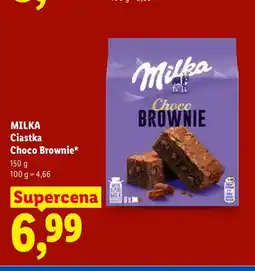 Lidl Ciastka Choco Brownie Milka oferta