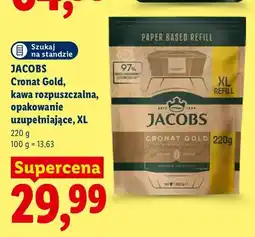 Lidl Kawa rozpuszczalna Jacobs Cronat Gold opakowanie uzupełniające XL oferta