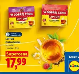 Lidl Zestaw herbat Lipton oferta
