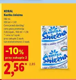 Lidl Kostka śnieżna oferta