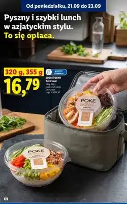 Lidl Poke bowl łosoś sweet & spicy Sushi Tokyo oferta