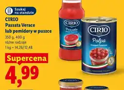 Lidl Pomidory w puszce Cirio oferta