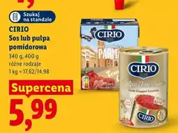 Lidl Sos pomidorowy Cirio oferta