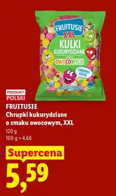 Lidl Chrupki kukurydziane o smaku owocowym XXL Fruitusie oferta