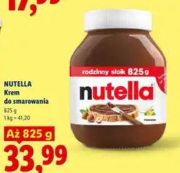 Lidl Krem do smarowania Nutella oferta