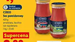Lidl Sos pomidorowy arrabbiata Cirio oferta