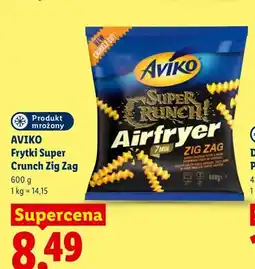 Lidl Frytki Super Crunch Zig Zag Aviko oferta